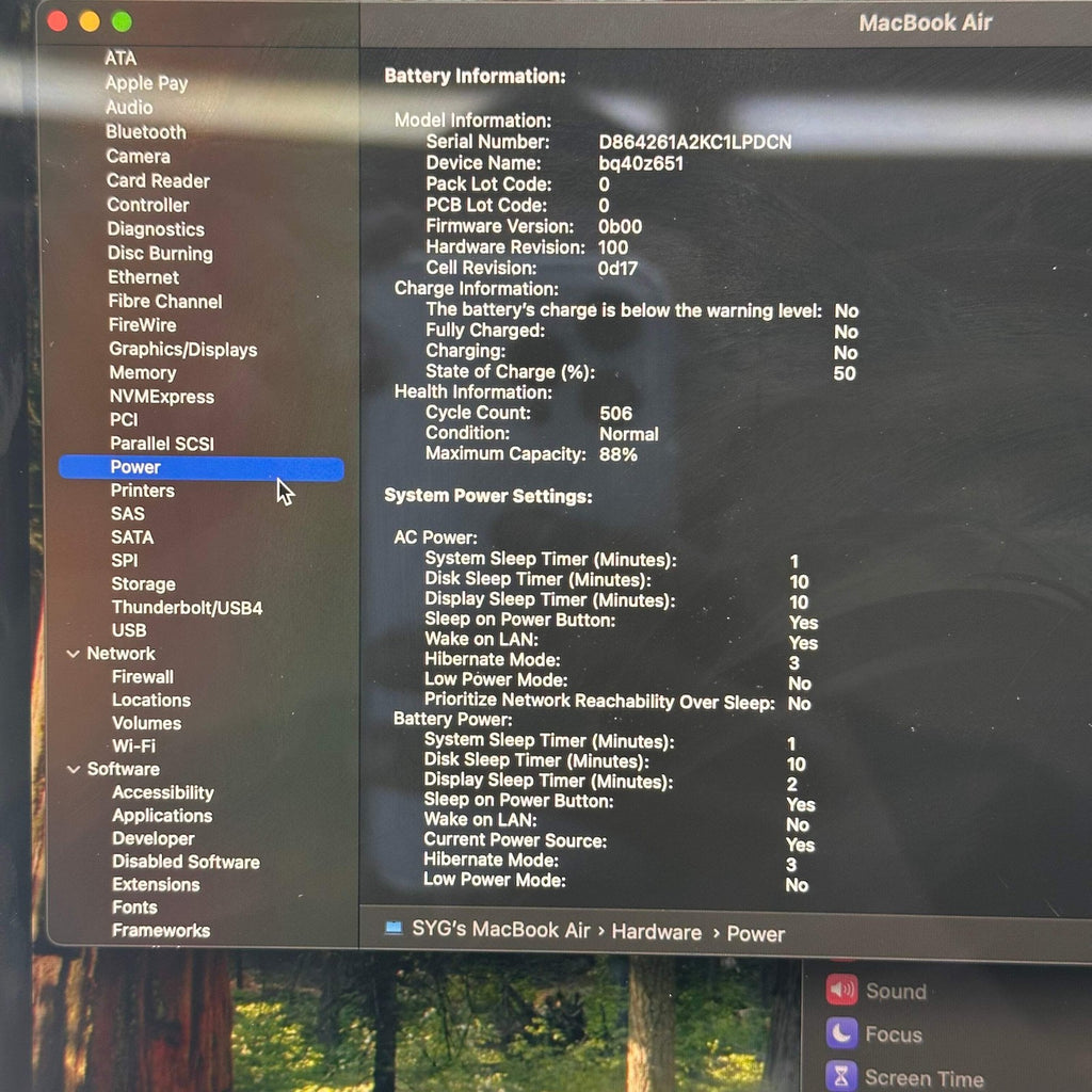 MacBook Air (2024, 15-inch) — M3 · 8GB · 256GB · Blue